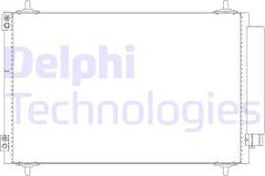 Delphi TSP0225677 - Конденсатор кондиционера autospares.lv
