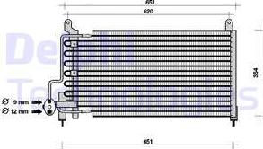 Delphi TSP0225049 - Конденсатор кондиционера autospares.lv