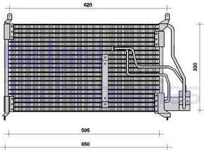 Delphi TSP0225048 - Конденсатор кондиционера autospares.lv