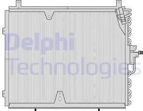 Delphi TSP0225037 - Конденсатор кондиционера autospares.lv