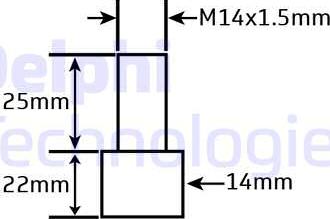 Delphi V22585013 - Амортизатор autospares.lv