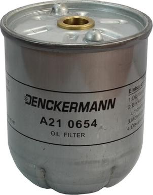 Denckermann A210654 - Масляный фильтр autospares.lv