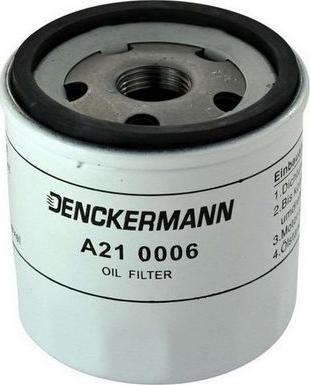 Denckermann A210006 - Масляный фильтр autospares.lv