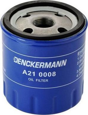 Denckermann A210008 - Масляный фильтр autospares.lv