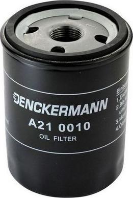 Denckermann A210010 - Масляный фильтр autospares.lv