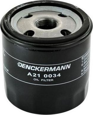 Denckermann A210034 - Масляный фильтр autospares.lv