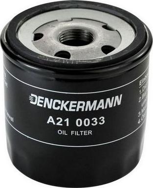 Denckermann A210033 - Масляный фильтр autospares.lv