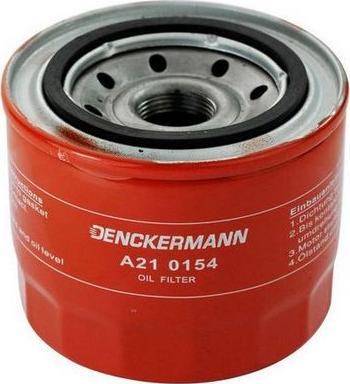 Denckermann A210154 - Масляный фильтр autospares.lv