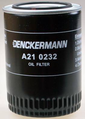 Denckermann A210232 - Масляный фильтр autospares.lv