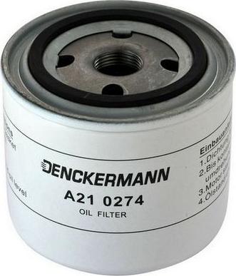 Denckermann A210274 - Масляный фильтр autospares.lv