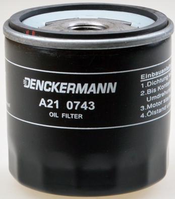 Denckermann A210743 - Масляный фильтр autospares.lv