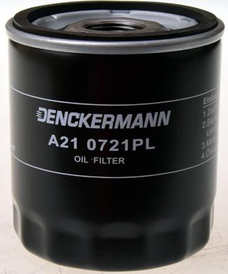 Denckermann A210721PL - Масляный фильтр autospares.lv