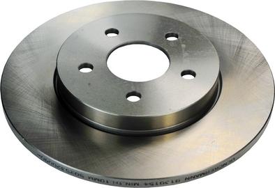 Denckermann B130154 - Тормозной диск autospares.lv