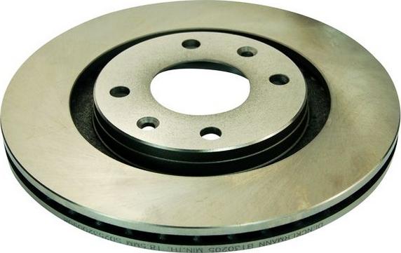 Denckermann B130205 - Тормозной диск autospares.lv