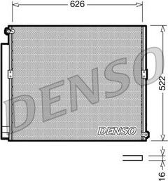 Denso DCN50021 - Конденсатор кондиционера autospares.lv