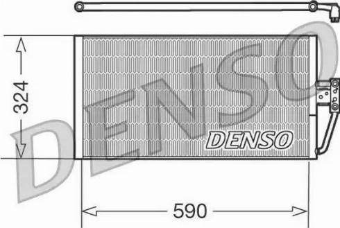 Denso DCN05006 - Конденсатор кондиционера autospares.lv