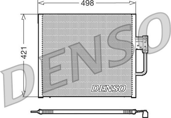 Denso DCN05015 - Конденсатор кондиционера autospares.lv