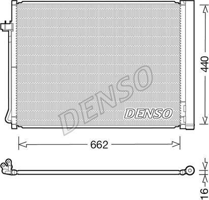 Denso DCN05030 - Конденсатор кондиционера autospares.lv