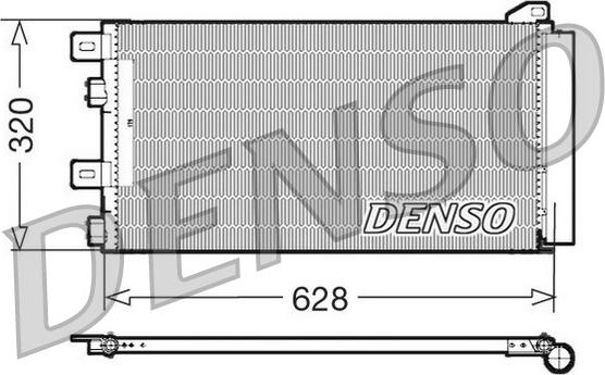 Denso DCN05101 - Конденсатор кондиционера autospares.lv