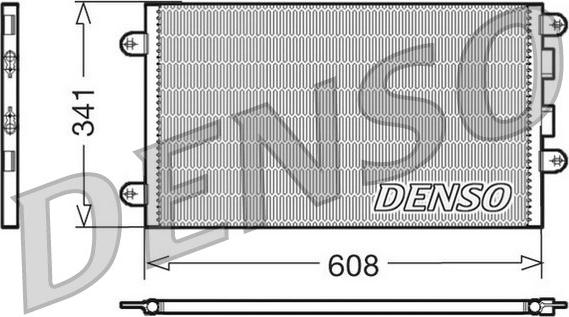 Denso DCN01012 - Конденсатор кондиционера autospares.lv