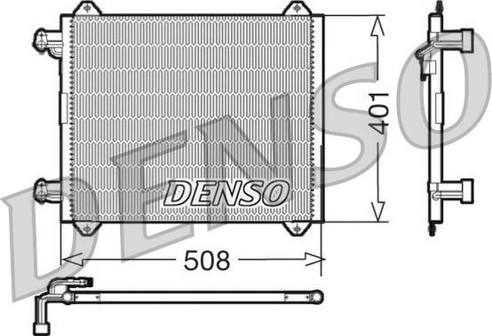 Denso DCN02009 - Конденсатор кондиционера autospares.lv
