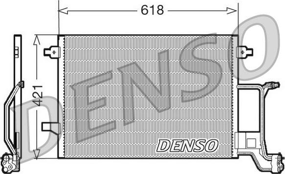 Denso DCN02015 - Конденсатор кондиционера autospares.lv