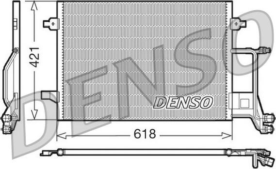 Denso DCN02013 - Конденсатор кондиционера autospares.lv