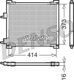 Denso DCN10015 - Конденсатор кондиционера autospares.lv