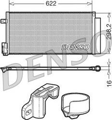 Denso DCN13110 - Конденсатор кондиционера autospares.lv