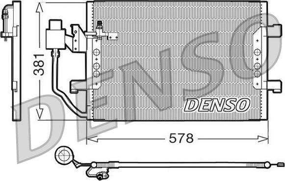 Denso DCN17001 - Конденсатор кондиционера autospares.lv