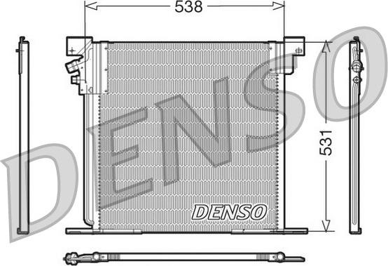 Denso DCN17030 - Конденсатор кондиционера autospares.lv