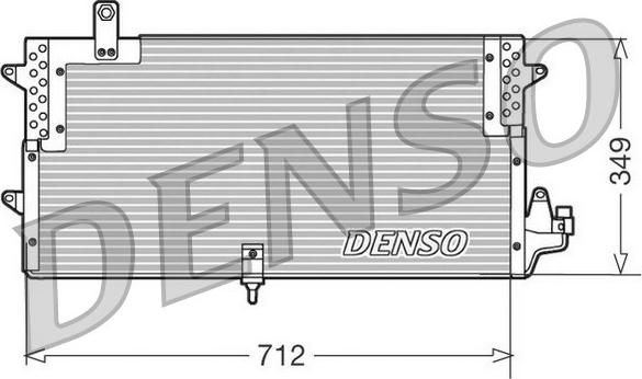 Denso DCN32006 - Конденсатор кондиционера autospares.lv