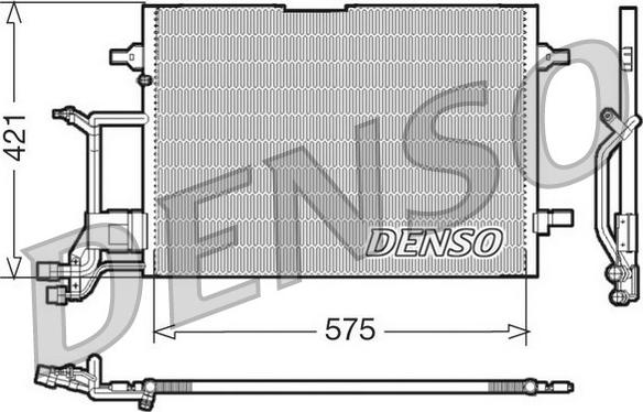 Denso DCN32016 - Конденсатор кондиционера autospares.lv