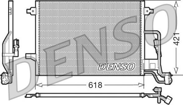 Denso DCN32018 - Конденсатор кондиционера autospares.lv