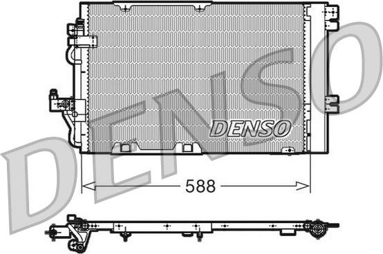 Denso DCN20011 - Конденсатор кондиционера autospares.lv