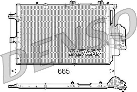Denso DCN20017 - Конденсатор кондиционера autospares.lv