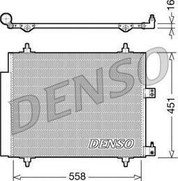 Denso DCN21005 - Конденсатор кондиционера autospares.lv