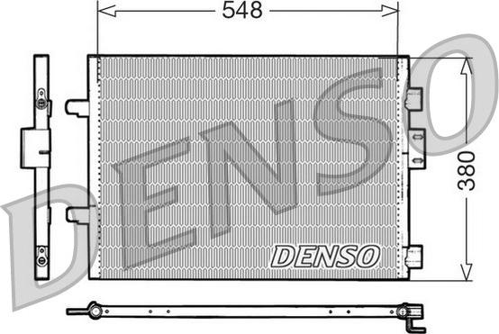Denso DCN23007 - Конденсатор кондиционера autospares.lv