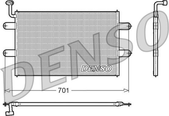 Denso DCN27003 - Конденсатор кондиционера autospares.lv