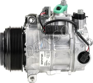 Denso DCP17181 - Компрессор кондиционера autospares.lv