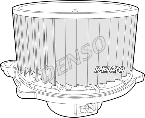 Denso DEA41012 - Вентилятор салона autospares.lv