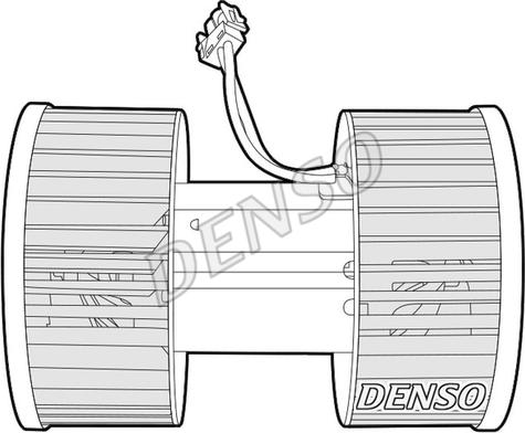 Denso DEA05003 - Вентилятор салона autospares.lv