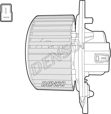Denso DEA12004 - Вентилятор салона autospares.lv