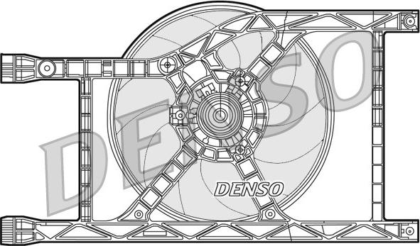 Denso DER09045 - Вентилятор, охлаждение двигателя autospares.lv