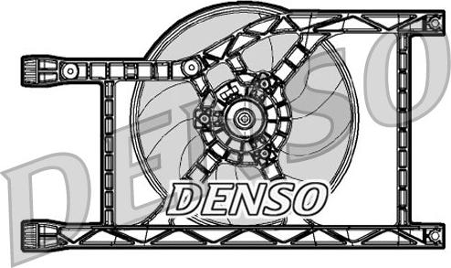 Denso DER09047 - Вентилятор, охлаждение двигателя autospares.lv