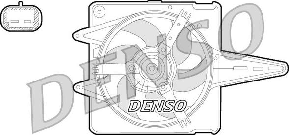 Denso DER09056 - Вентилятор, охлаждение двигателя autospares.lv