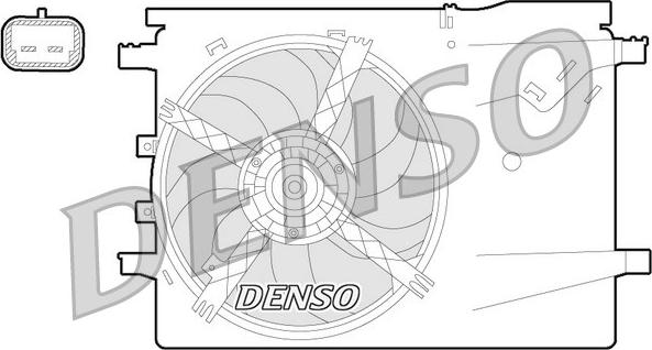 Denso DER09058 - Вентилятор, охлаждение двигателя autospares.lv