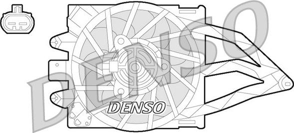 Denso DER09057 - Вентилятор, охлаждение двигателя autospares.lv