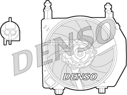 Denso DER10006 - Вентилятор, охлаждение двигателя autospares.lv