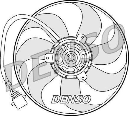 Denso DER32006 - Вентилятор, охлаждение двигателя autospares.lv